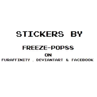 ✍️ d2c151c8 STICKERS BY
FREEZE-POPSS
ON
FURAFFINITY, DEVIANTART & FACEBOOK стикеры, fur affinity, deviantart, facebook, freeze popss whatsapp sticker