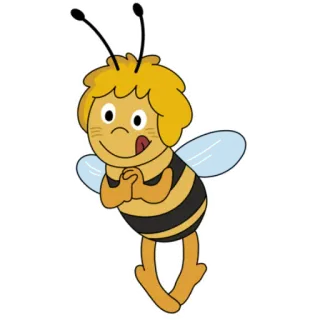 😋 32f10a38 Maya the Bee Biene Maja, Biene, Cartoon, Figur, Tier, Insekt telegram sticker