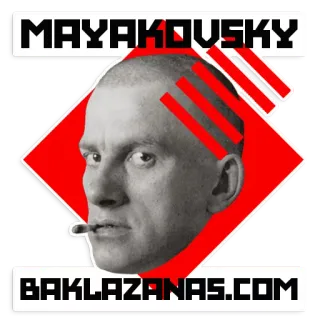 Mayakovsky telegram stickers
