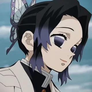 💜 49ec222d Shinobu Kocho Demon Slayer Anime, Demon Slayer, Shinobu Kocho, Manga, Papillon, Dessin animé telegram sticker