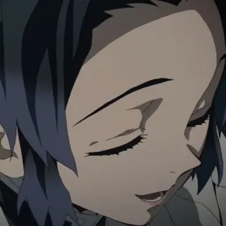 💜 8d5ef791 Shinobu Kocho Demon Slayer Anime, Demon Slayer, Shinobu Kocho, Manga, Personnage, Visage, Sourire telegram sticker