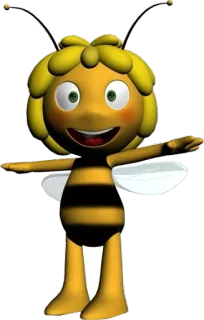 😑 e81788b9 Maya the Bee Ong Maya, ong, phim hoạt hình, trẻ em, hoạt hình telegram sticker