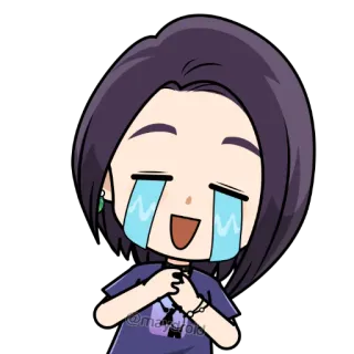 😭 95bea29e @maysdroid piangendo, anime, triste, lacrimoso, emozione, cartone animato, pianto telegram sticker