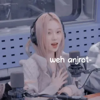 ☕ b475d658 weh anjrot- Meme, K-pop, Hiburan, Media sosial, Lucu telegram sticker