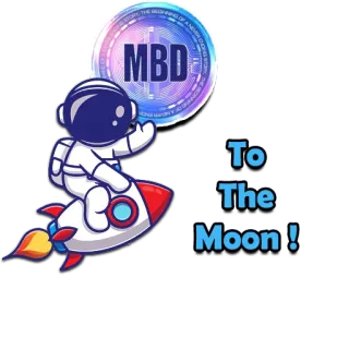 🚀 91cd0a16 To The Moon! 火箭, 月亮, 宇航员, 加密货币, MBD, 金融, 投资 telegram sticker