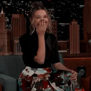 Millie Bobby Brown telegram stickers