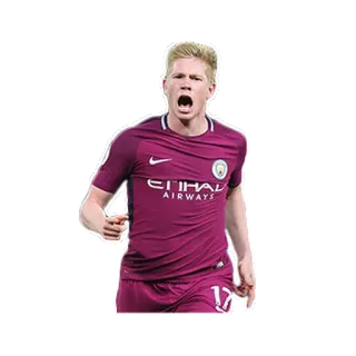 😡 88e8cebb Kevin De Bruyne AIRWAYS soccer, sports, football, manchester city, belgium, player whatsapp sticker