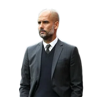 👿 d6f08ab4 Pep Guardiola soccer, football, coach, manchester city, sports whatsapp sticker