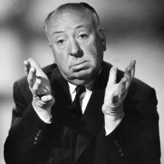 🤷‍♂ 1e20d9c4 Alfred Hitchcock Alfred Hitchcock, Regisseur, Film, Klassiker, Geste, Hände telegram sticker
