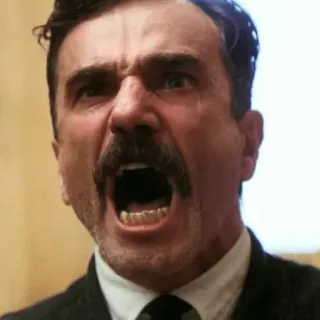 😡 e6ab95fc Mann, wütend, schreien, Porträt, schreien, Gesicht, Ausdruck telegram sticker