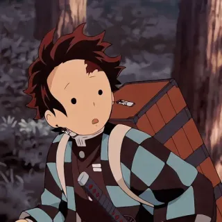 😆 7c3b5a8c Tanjiro Kamado Demon Slayer Anime, Demon Slayer, Tanjiro, Mangá, Personagem telegram sticker