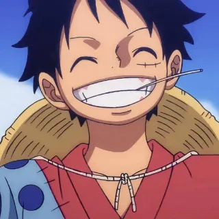 😆 8ab650da Monkey D. Luffy One Piece Anime, Mangá, Chapéu de palha, One Piece, Luffy, Desenho animado telegram sticker