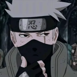 😆 eb9a45c8 Kakashi Naruto 忍 Anime, Naruto, Kakashi, Ninja, Mangá telegram sticker