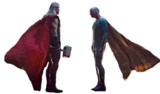 👬 a36bf880 Thor ซูเปอร์ฮีโร่, มาร์เวล, อเวนเจอร์ส, ธอร์, วิชั่น telegram sticker