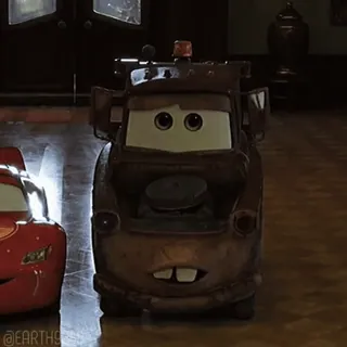 😮 07b904b4 Mater Cars @EARTHSCINE Carros, Mate, desenho animado, veículo, reboque, animado telegram sticker