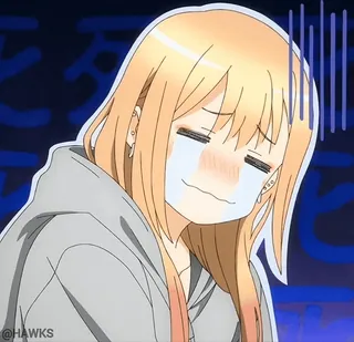 😭 54e7c6cb @HAWKS Anime, Chorando, Triste, Emocional, Personagem telegram sticker