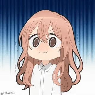 🥵 818053b1 Anime, Chibi, Fofo, Mangá, Personagem, Expressão, Garota telegram sticker