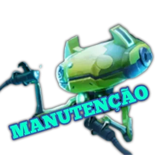 🤖 09b24890 MANUTENÇÃO robot, pemeliharaan, mesin, teknologi whatsapp sticker