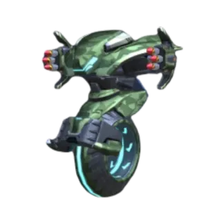 🤖 88a2c310 futuristik, kendaraan, satu roda, perang, senjata, kamuflase, roket, rudal, tentara whatsapp sticker