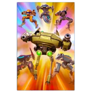 🤖 893ad9d6 robot, mecha, pertempuran, mesin, senjata whatsapp sticker