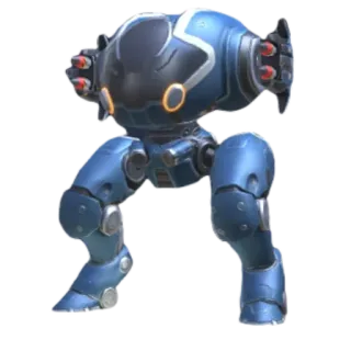 🤖 fa65d533 robot, mech, futuristik, armor, senjata, mesin whatsapp sticker