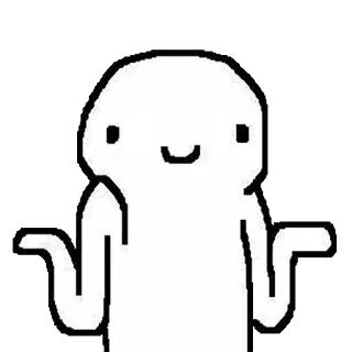 🙂 2c7b76f8 cartone animato, personaggio, disegno, line art, astratto, omino stilizzato telegram sticker