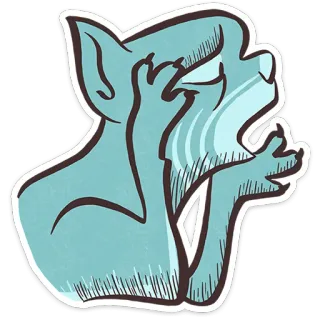 Средневековые коты @stiky telegram stickers