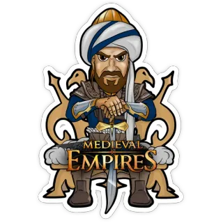 🪑 756489e8 MEDIEVAL EMPIRES Средневековье, Империи, Мультфильм, Игра, Стратегия, Мужчина telegram sticker