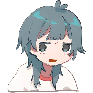 👀 81ce945b Anime stijl, Manga, Cartoon, Personage telegram sticker