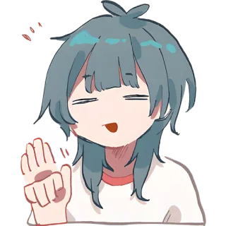 👋 f2e7f27b Anime, Cartoon, Manga, Personage, Sticker, Leuk telegram sticker