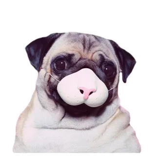 😳 1fbf6a5b pug, dog, animal, pet, nose, cute whatsapp sticker