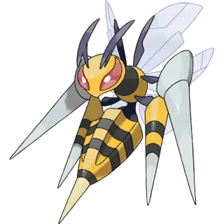 🐝 182744ad Beedrill Pokémon pokemon, beedrill, bug, flying, monster, anime, video game telegram sticker