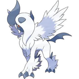 ❄ 971f1a5f Absol Pokemon pokemon, creature, anime, cute, video game, monster telegram sticker