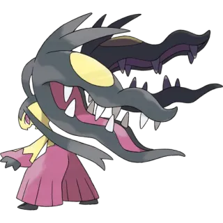 🔩 b530ba67 Mismagius Pokémon pokemon, mismagius, ghost, monster, creature, video game, purple, yellow telegram sticker