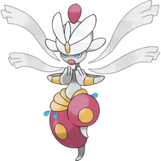 🔮 e0a89ebf Hattrem Pokemon Pokemon, Hattrem, psychic, fighting, white, pink telegram sticker