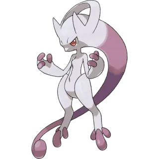🔮 eebaf24d Mewtwo Pokemon pokemon, mewtwo, psychic, video game, anime, monster, creature telegram sticker