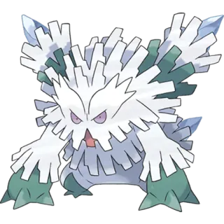 ❄ f20d5d21 Abomasnow Pokemon pokemon, abomasnow, ice, plant, monster, snow telegram sticker