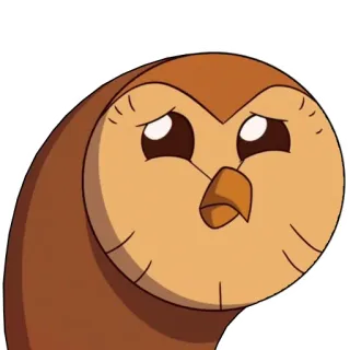 🥺 05da3401 Hooty The Owl House Хути, сова, мультфильм, грустный, анимация, Дом совы, Дисней telegram sticker