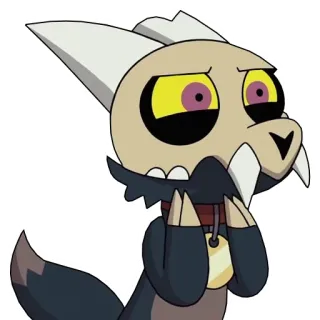 😒 1022d993 King The Owl House Мультфильм, Персонаж, Король, The Owl House, Милый, Грустный, Фэнтези telegram sticker