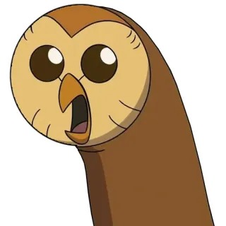 😱 75155838 Hooty The Owl House Мультфильм, Сова, Смешной, Анимированный, Хути, Дом совы telegram sticker