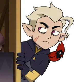 😈 046e4e0c Hunter The Owl House The Owl House, Hunter, Kartun, Animasi, Stiker telegram sticker