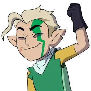 🥳 06dc01f9 Hunter The Owl House kartun, animasi, fantasi, karakter, The Owl House, Hunter telegram sticker