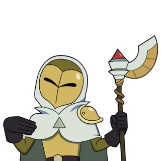 😇 6968f45c Hunter The Owl House pemburu, the owl house, kartun, golden guard, disney, animasi telegram sticker