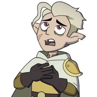 😫 b26fe3ca Hunter The Owl House Hunter, The Owl House, Golden Guard, Kartun, Karakter, Seri animasi telegram sticker