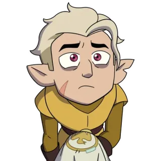 😔 f1aae487 Hunter The Owl House Kartun, Stiker, Animasi, Sedih, Grimwalker, The Owl House, Hunter telegram sticker