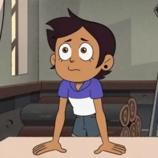 🙋 043f6547 Luz Noceda The Owl House Kartun, Karakter, Animasi, The Owl House, Luz Noceda telegram sticker