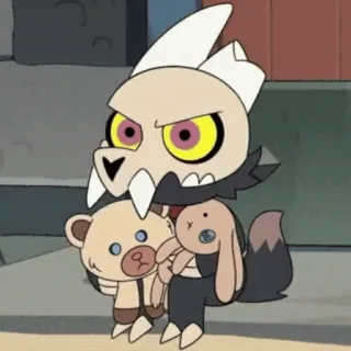 😠 1cb18ffa King Clawthorne The Owl House Kartun, Binatang, Lucu, Fantasi, Animasi, Karakter telegram sticker