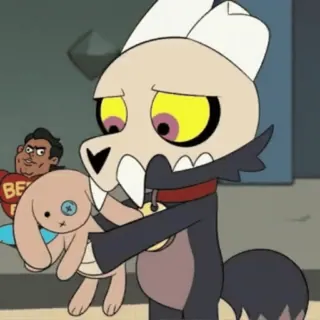 🧸 2796f730 King Clawthorne The Owl House kartun, animasi, fantasi, monster, imut, menggemaskan telegram sticker