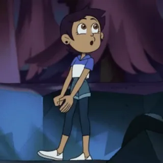 🙄 2fa2e78e Luz Noceda The Owl House kartun, animasi, karakter, Luz Noceda, The Owl House telegram sticker