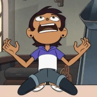 🤯 57a27928 Luz Noceda The Owl House kartun, animasi, karakter, Luz, The Owl House telegram sticker